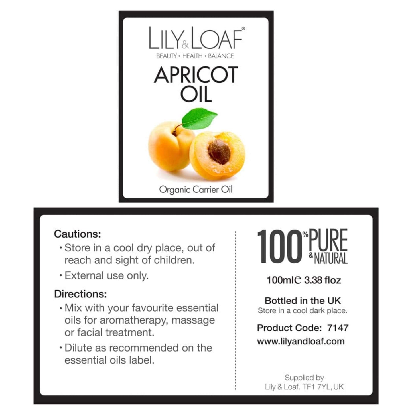 Apricot Organic Carrier Oil