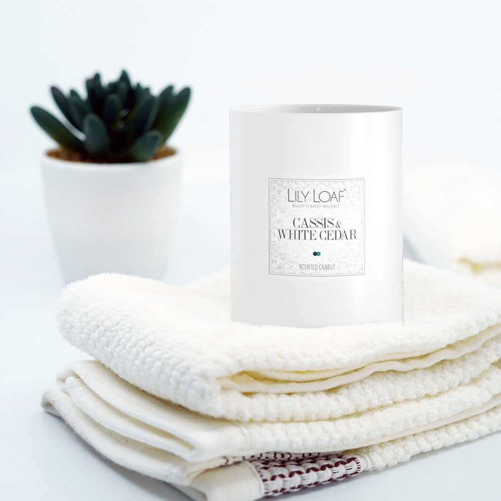 Cassis & White Cedar Soy Wax Candle