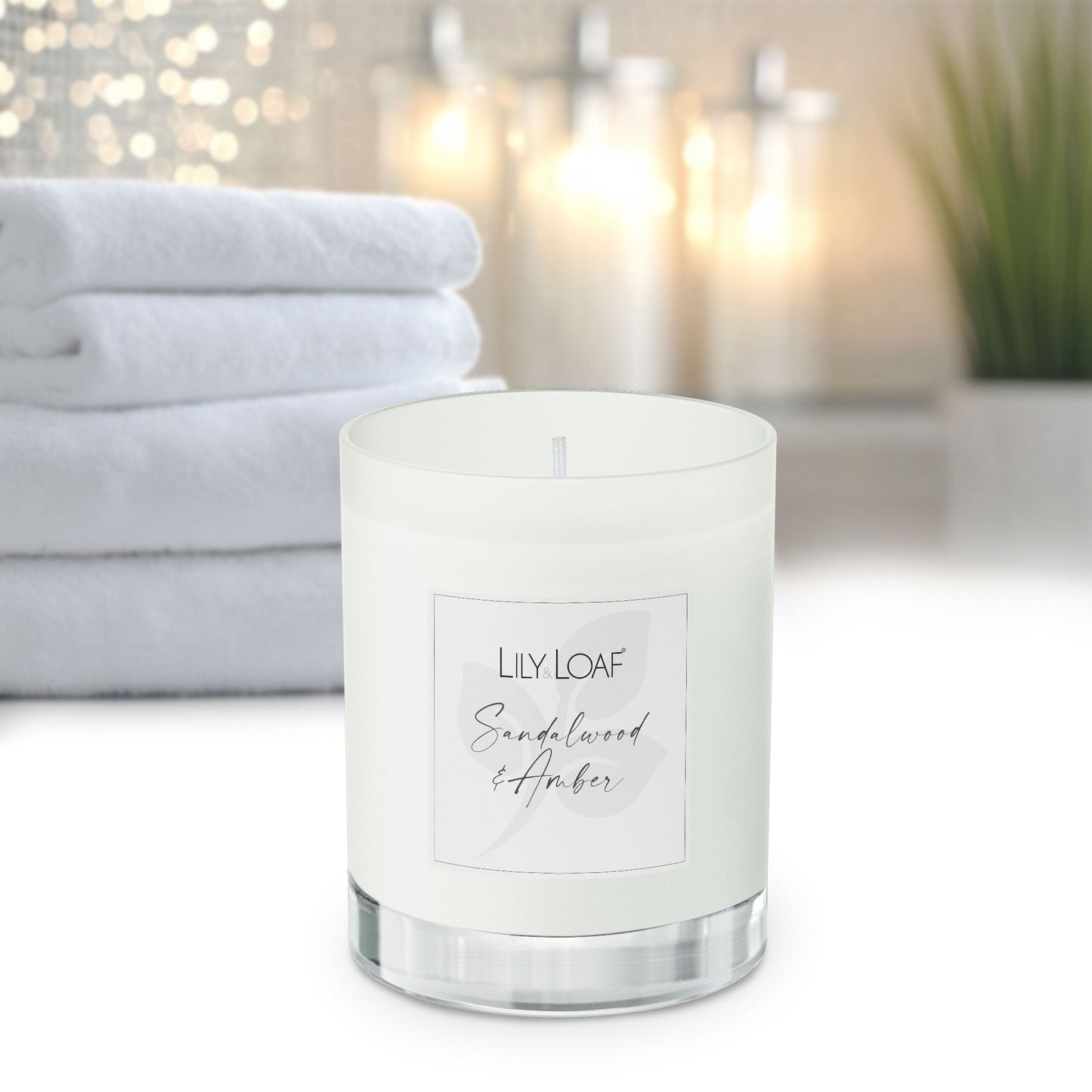 Sandalwood & Amber Soy Wax Candle