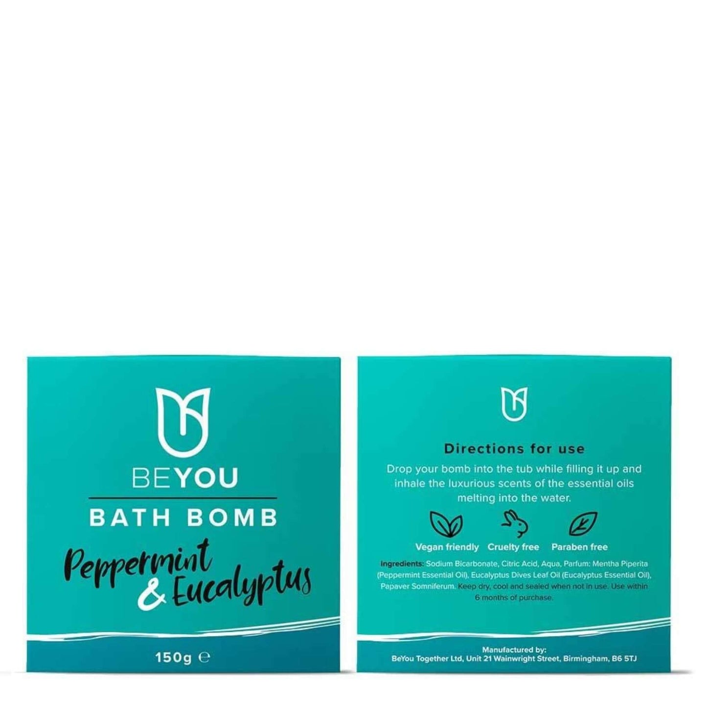 BeYou Peppermint and Eucalyptus Bath Bomb