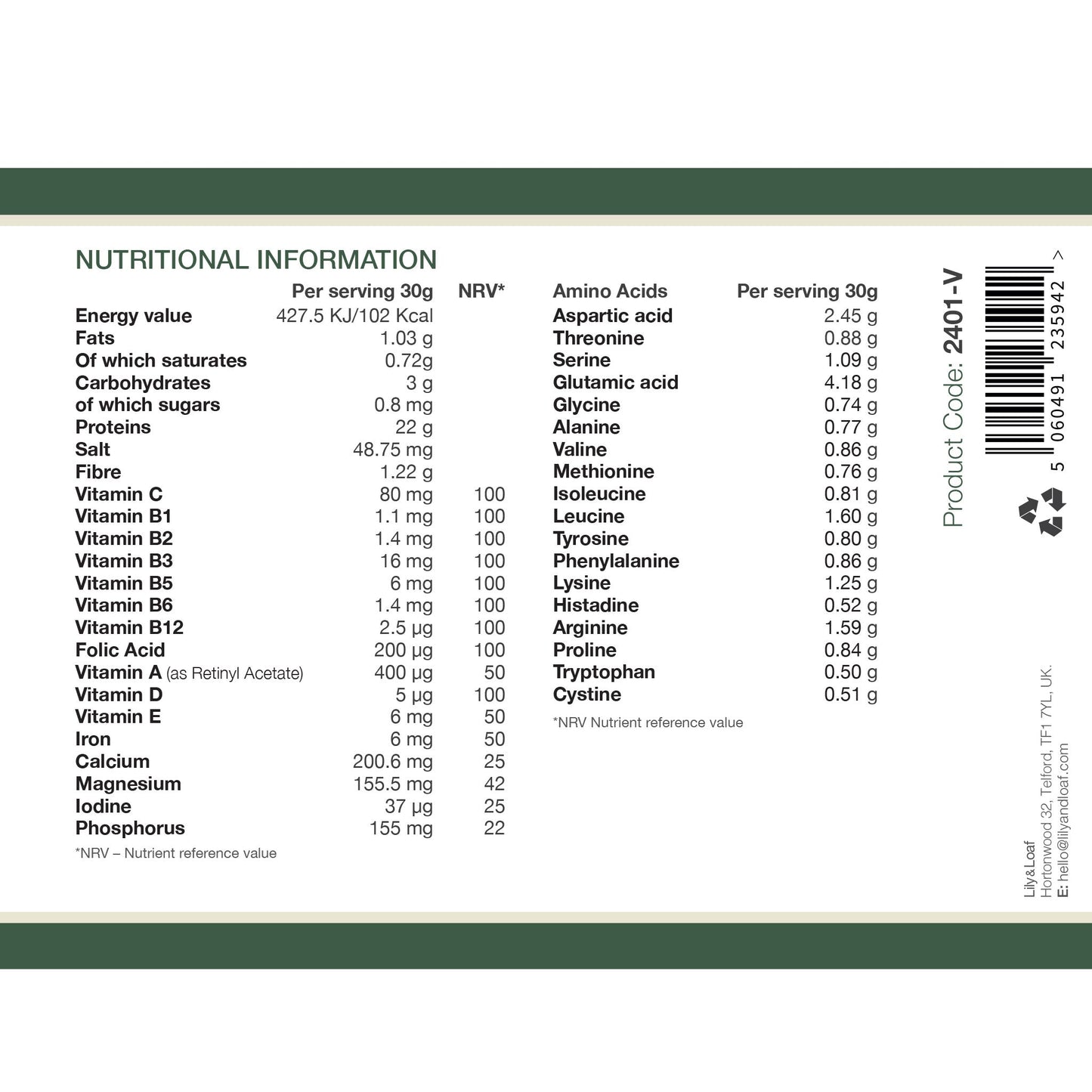 Soya Protein + With Vitamins & Minerals