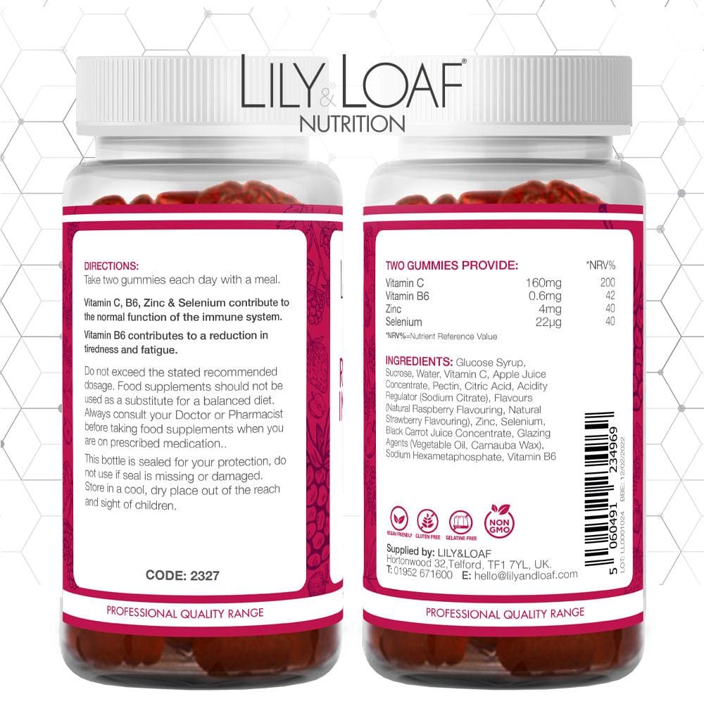 Raspberry Immunity Gummies