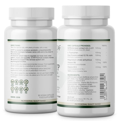 5 HTP with L-Tryptophan nutritional profile