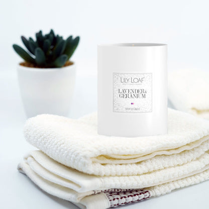 Lavender & Geranium Soy Wax Candle