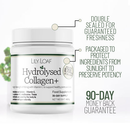 Hydrolysed Collagen + 8,700mg High Strength
