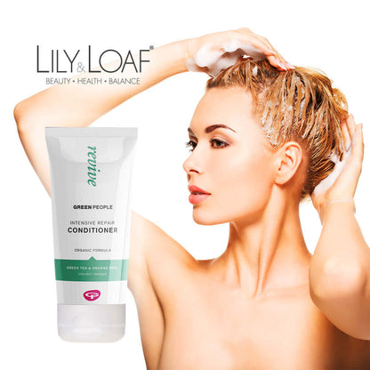 Green People Intensive Repair Conditioner with Lily & Loaf Logo