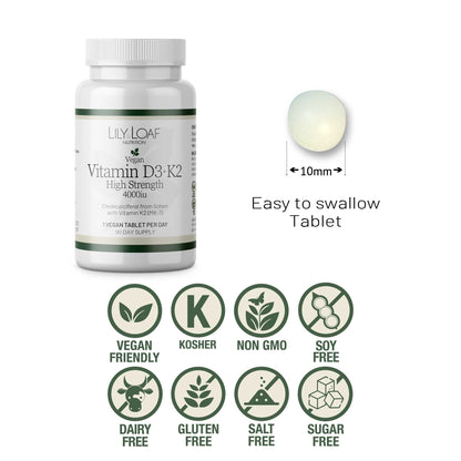 Vitamin D3 + K2 High Strength