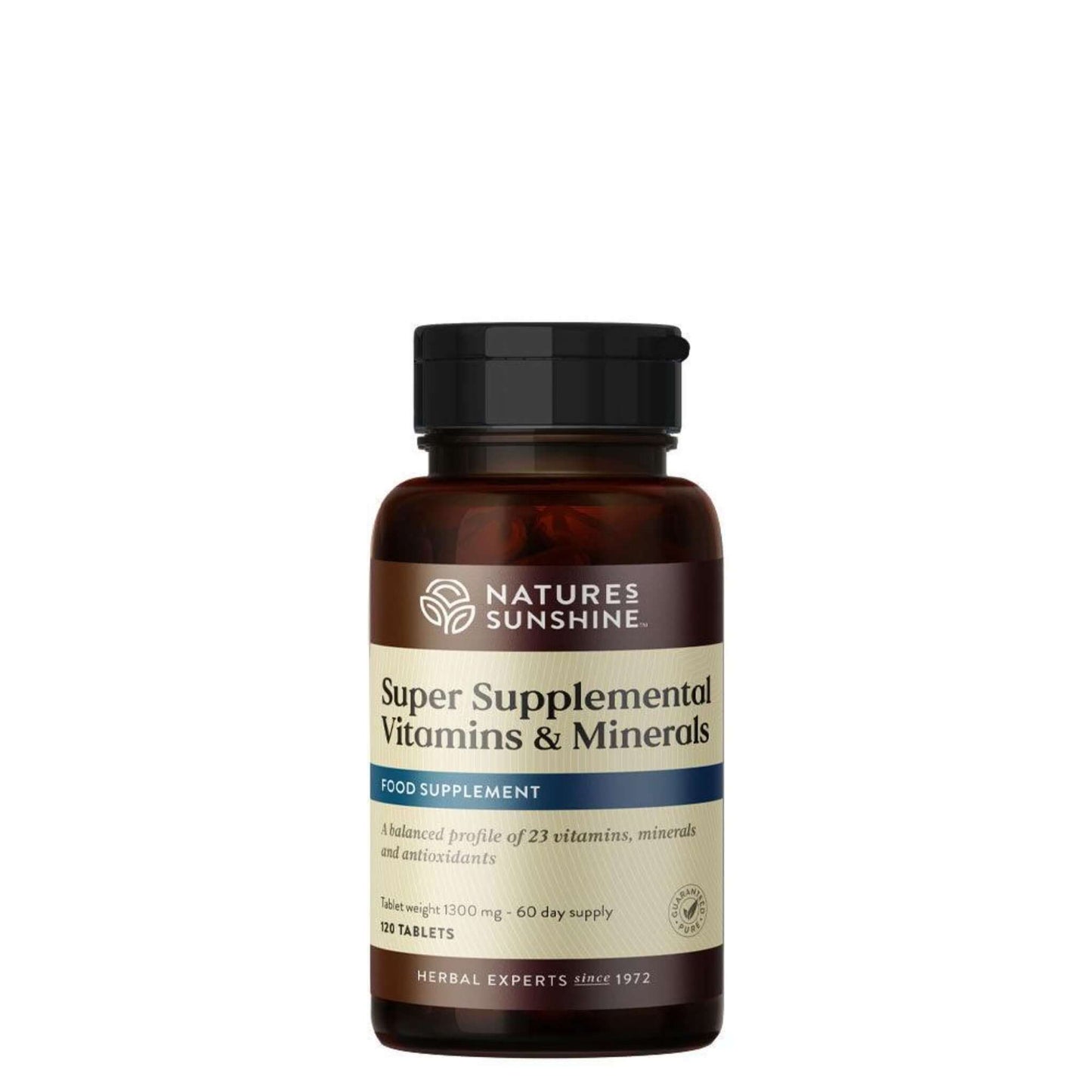 Super Supplemental Vitamins and Minerals front