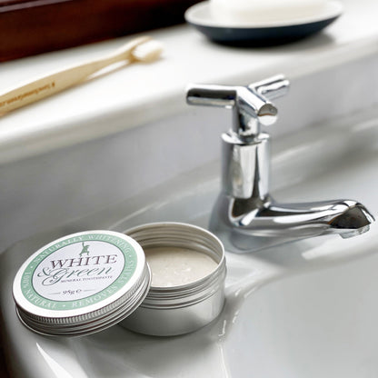 White & Green Mineral Toothpaste
