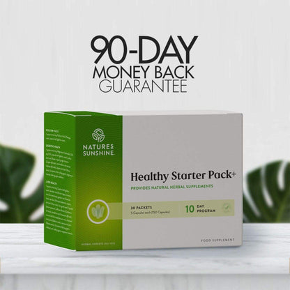 Healthy Starter Pack+ 90-day money back guarantee