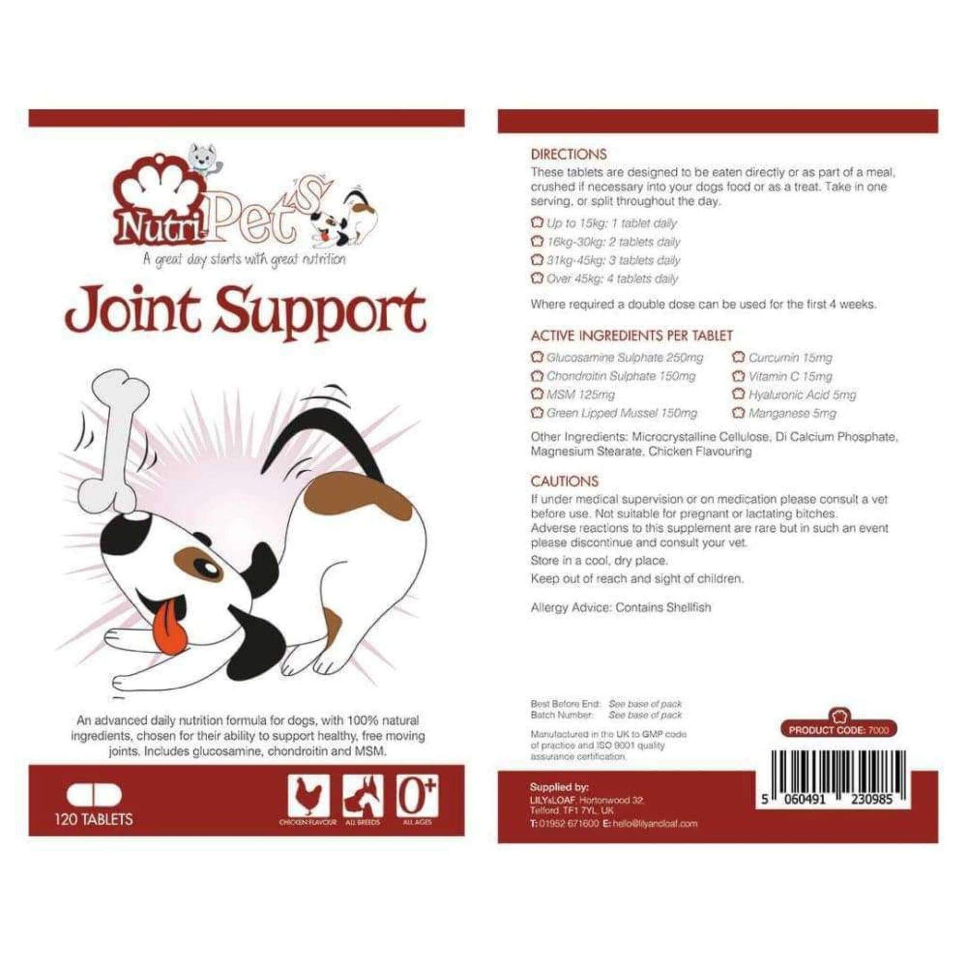 Nutri-Pets - Joint Support - Tablet