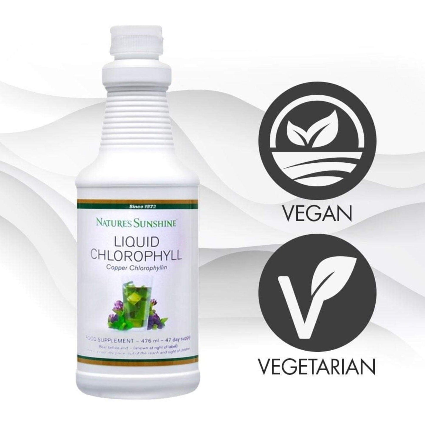 Liquid Chlorophyll, vegan and vegetarian-friendly