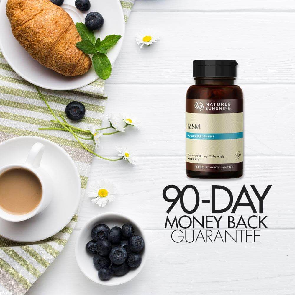 MSM - 90 day money back guarantee