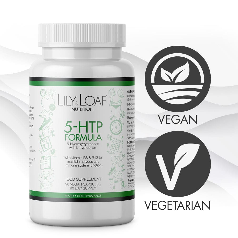 Lily and Loaf - 5 HTP with L-Tryptophan (90 Vegan Capsules) - Capsule