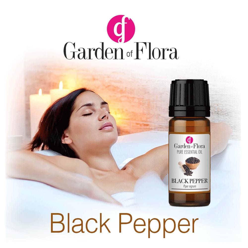 Garden of Flora - Black Pepper Pure Essential Oil (10ml) - Essential Oil