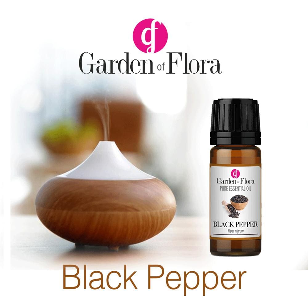 Garden of Flora - Black Pepper Pure Essential Oil (10ml) - Essential Oil