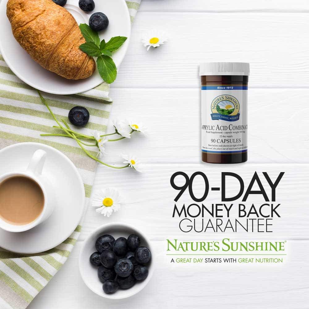 Nature’s Sunshine - Caprylic Acid Combination (90 Capsules) - Capsule