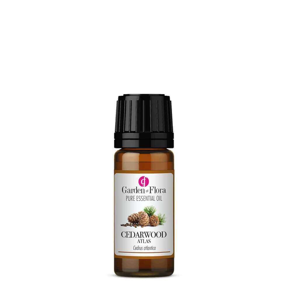 Garden of Flora - Cedarwood Atlas Pure Essential Oil 10ml - Essential Oil