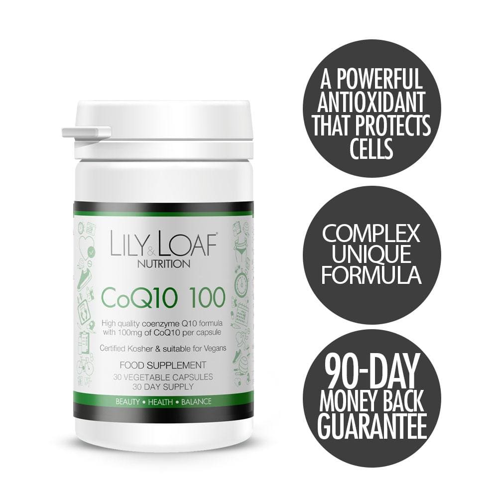 Lily and Loaf - CoQ10 Ubiquinone 100mg (30 Vegetable Capsules) - Capsule