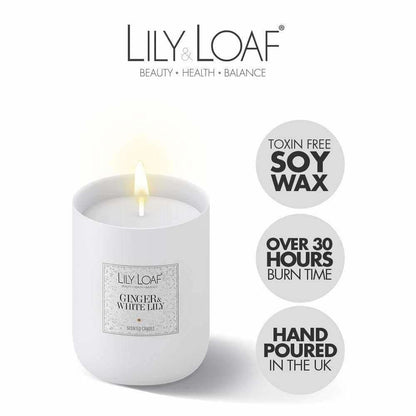 Lily and Loaf - Ginger and White Lily Soy Wax Candle - Candle