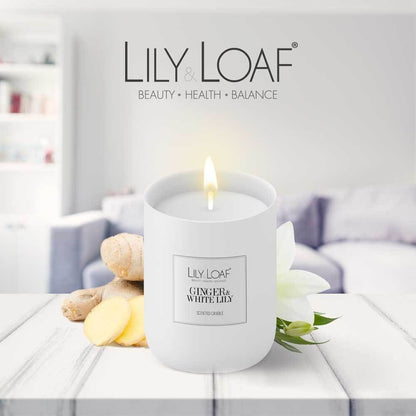 Lily and Loaf - Ginger and White Lily Soy Wax Candle - Candle