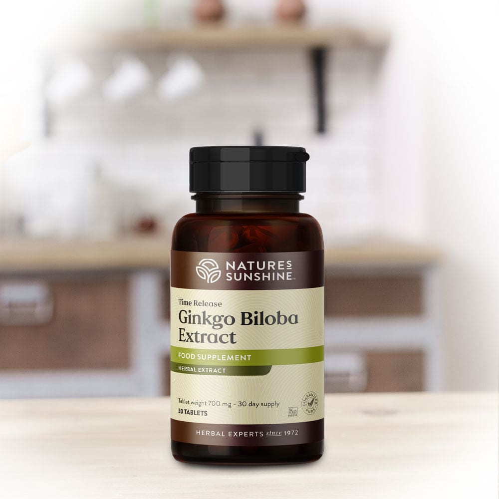 Nature’s Sunshine - Ginkgo Biloba Extract - Timed Release - Tablet