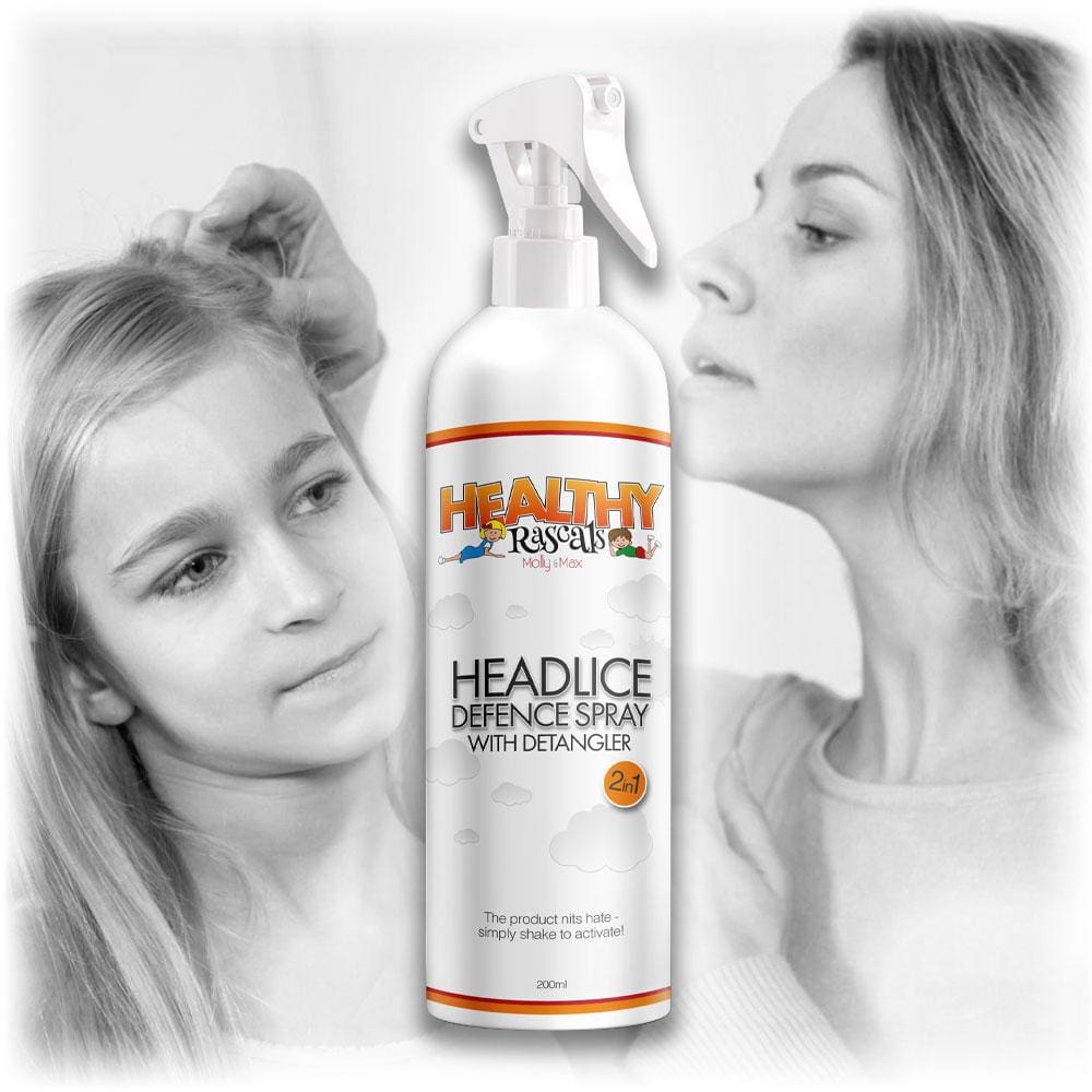 Healthy Rascals - Headlice Defence Spray & Detangler (200ml) - Liquid