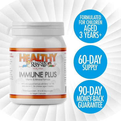 Healthy Rascals - Immune Plus (60 Capsules) - Capsule