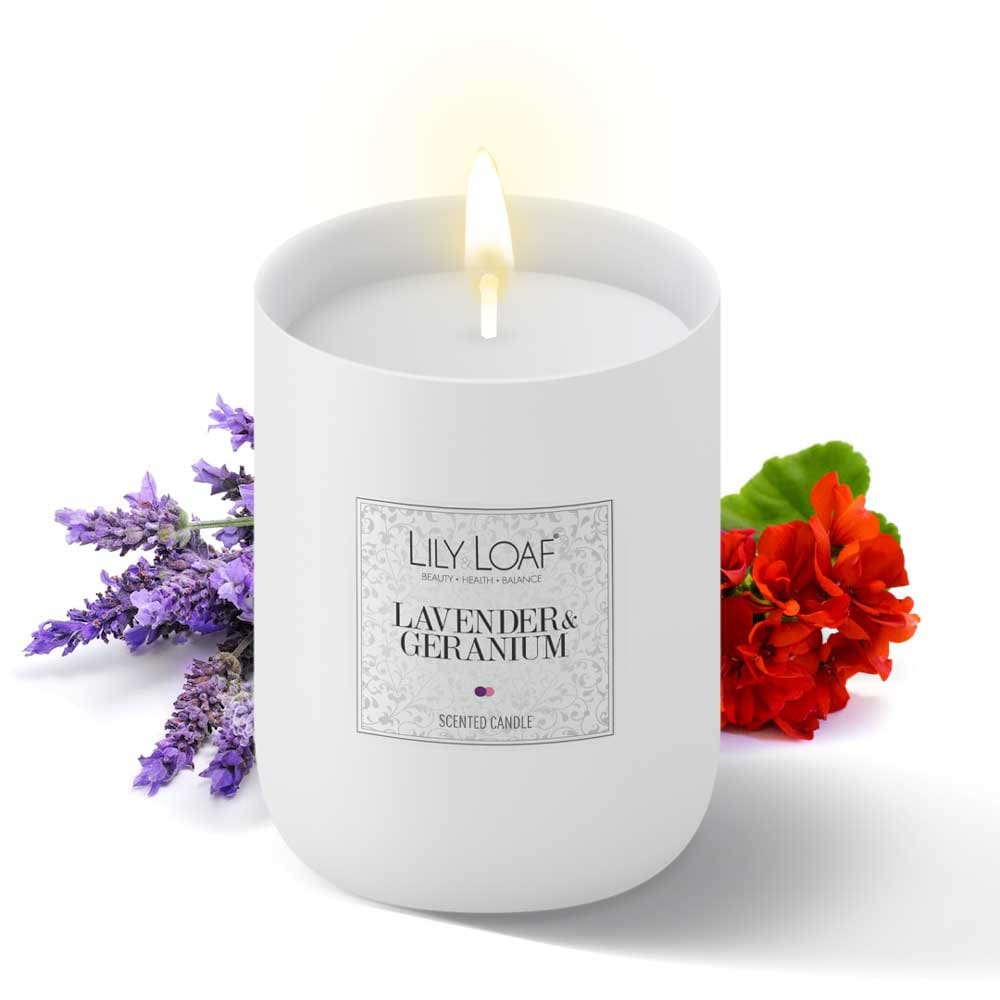 Lily and Loaf - Lavender & Geranium Soy Wax Candle - Candle