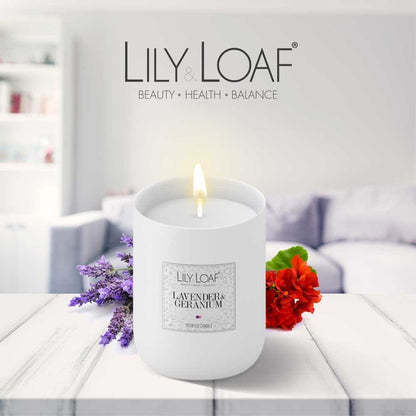 Lily and Loaf - Lavender & Geranium Soy Wax Candle - Candle