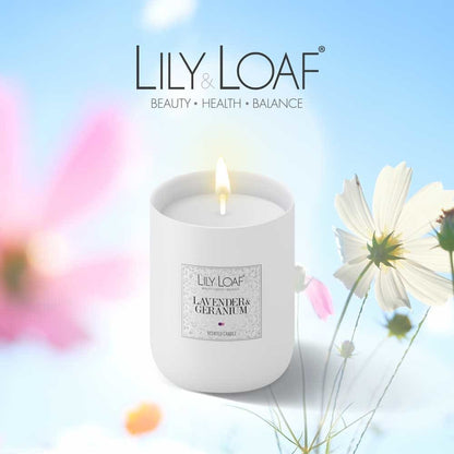 Lily and Loaf - Lavender & Geranium Soy Wax Candle - Candle