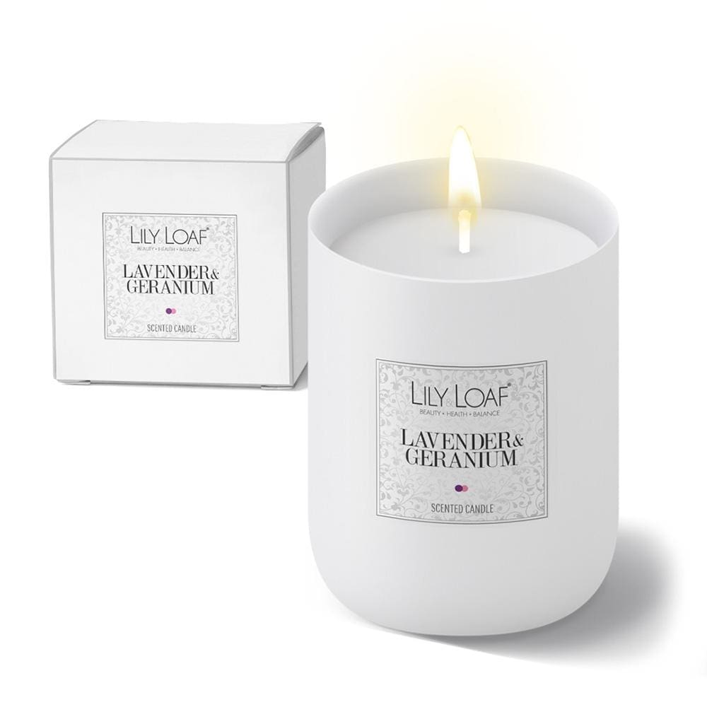 Lily and Loaf - Lavender & Geranium Soy Wax Candle - Candle