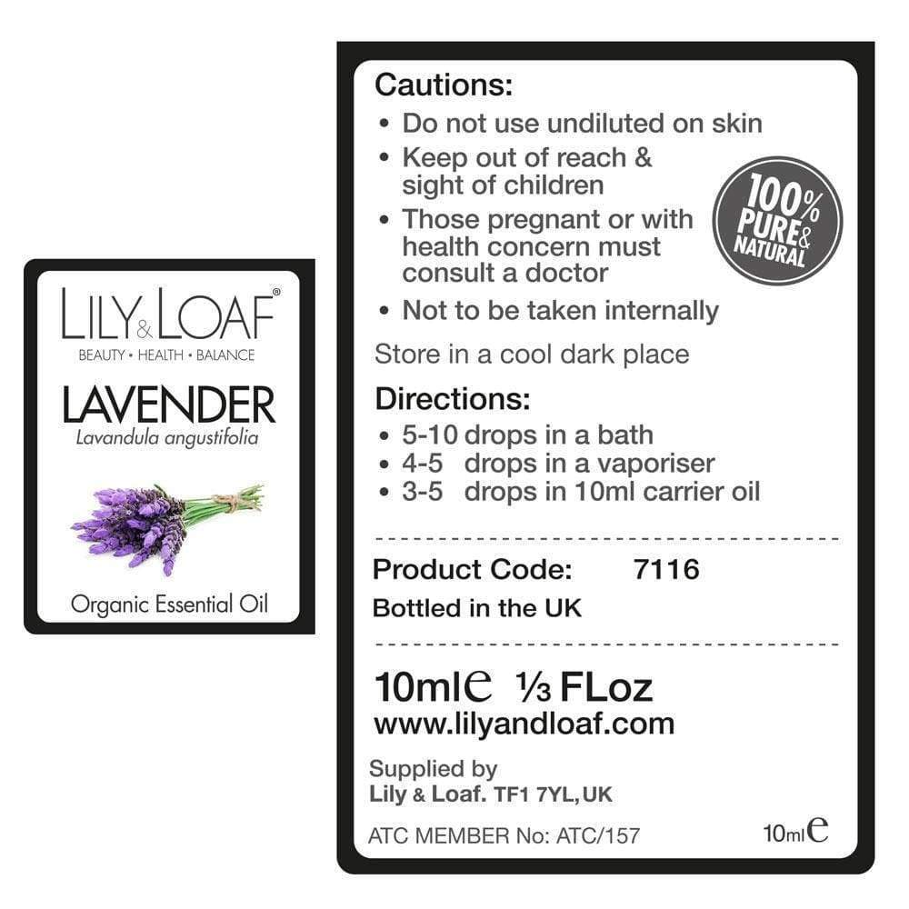 Lily & Loaf - Lavender 10ml (Organic) - Essential Oil