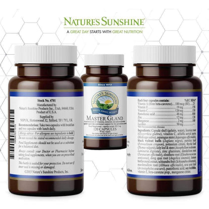 Nature’s Sunshine - Master Gland (120 Capsules) - Capsule