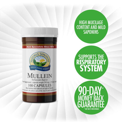 Nature’s Sunshine - Mullein (100 Capsules) - Capsule