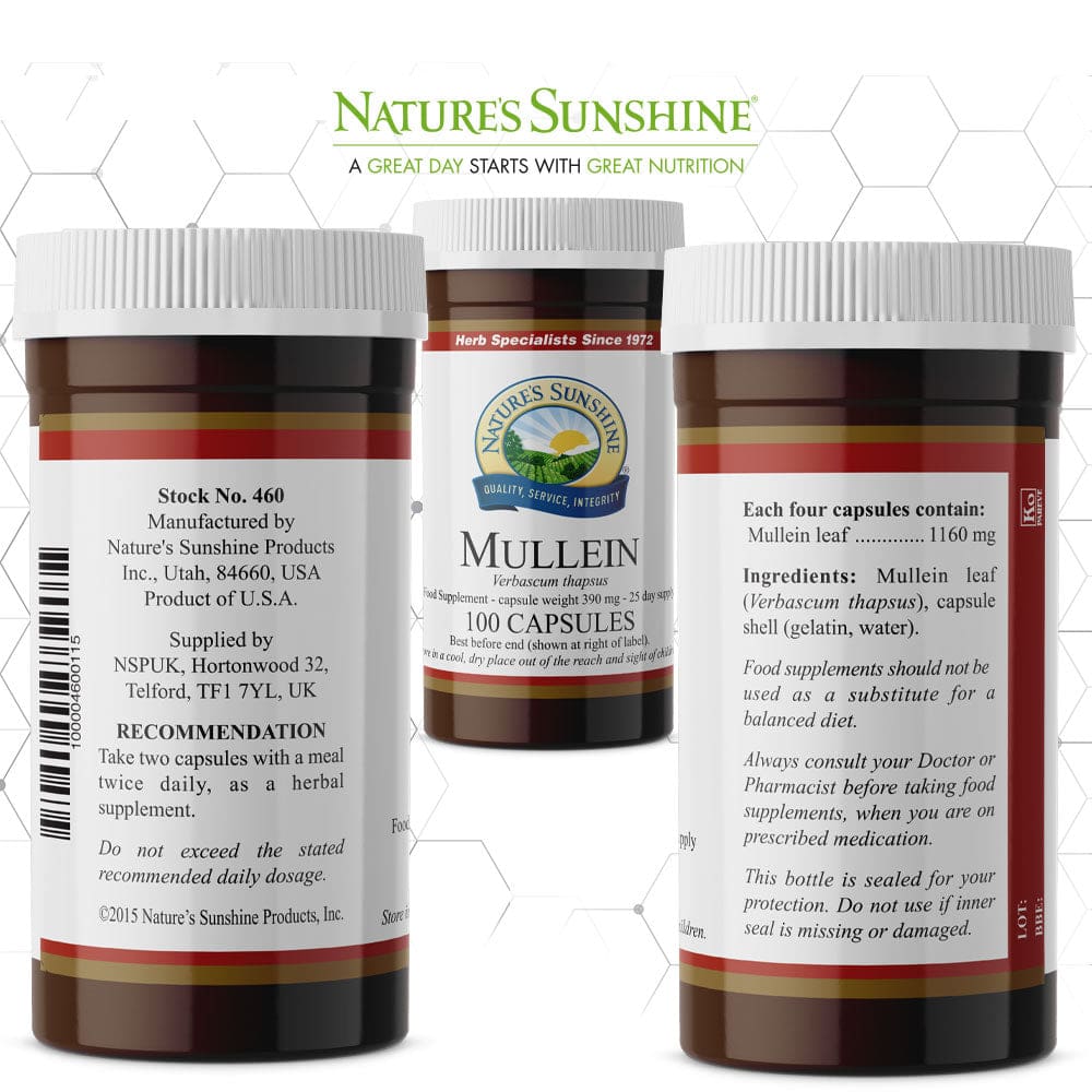 Nature’s Sunshine - Mullein (100 Capsules) - Capsule