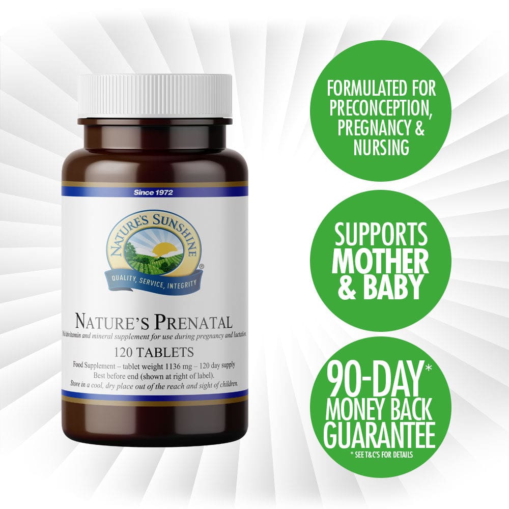 Nature’s Sunshine - Nature’s Prenatal (120 Tablets) - Tablet