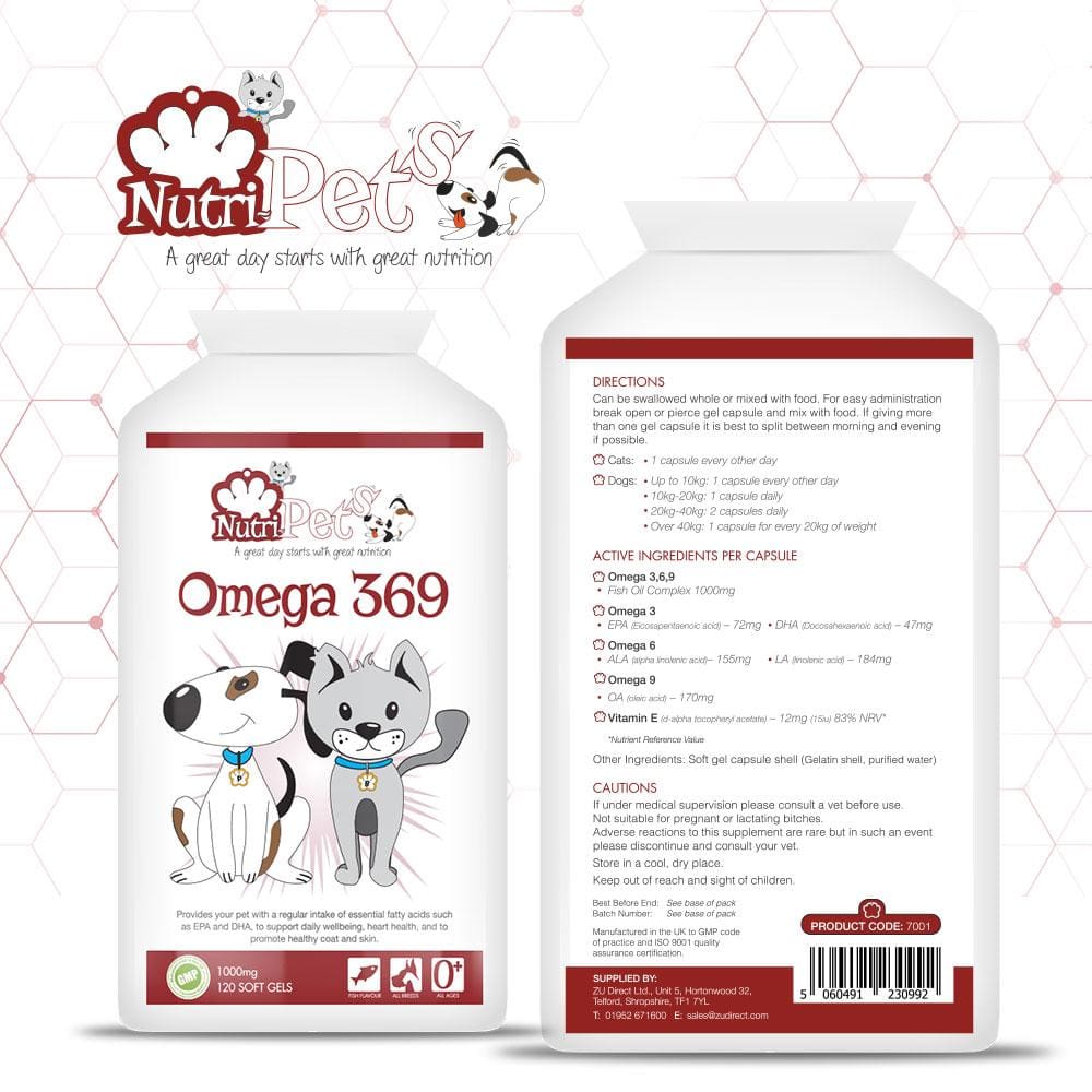 Nutri-Pets - Omega 369 - Softgel Capsule