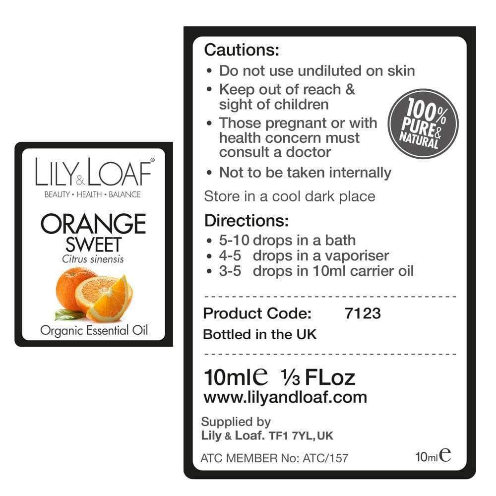 Lily & Loaf - Orange 10ml (Organic) - Essential Oil