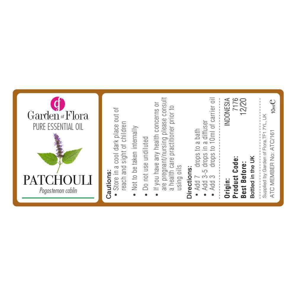 Garden of Flora - Patchouli 10ml - Essential Oil