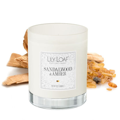 Lily & Loaf - Sandalwood and Amber Soy Wax Candle - Candle