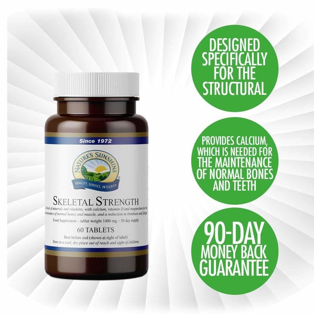 Nature’s Sunshine - Skeletal Strength (60 Tablets) - Tablet