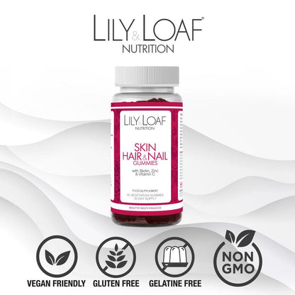 Lily and Loaf - Skin Hair & Nail Gummies (60) - Gummy