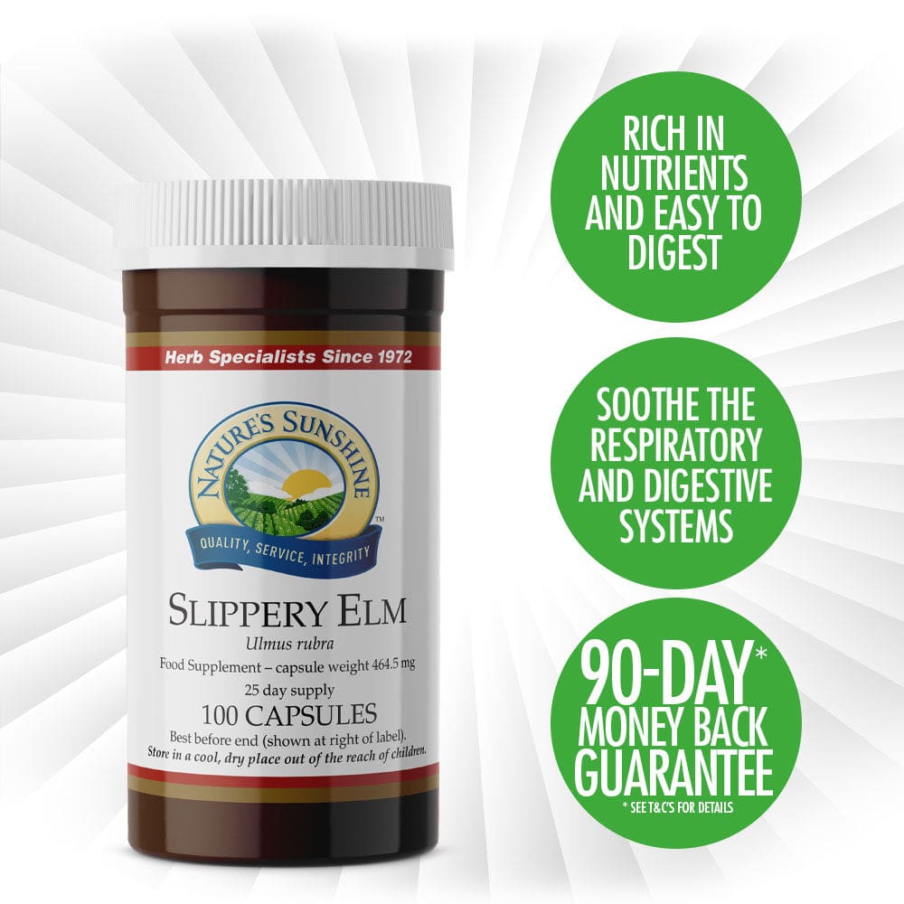 Nature’s Sunshine - Slippery Elm (100 Capsules) - Capsule