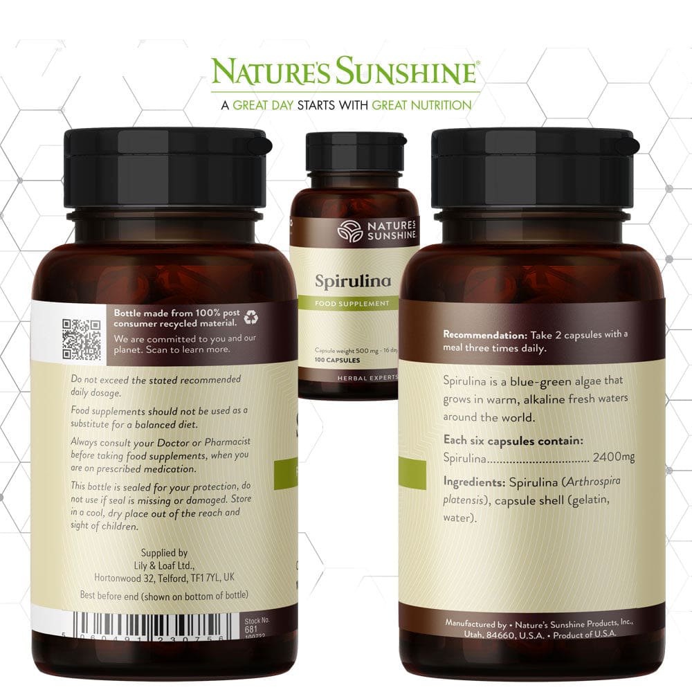 Nature’s Sunshine - Spirulina - Capsule