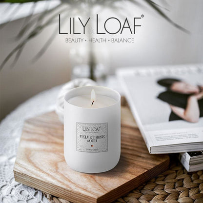 Lily and Loaf - Velvet Rose & Oud Soy Wax Candle - Candle