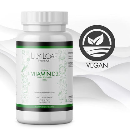 Lily and Loaf - Vitamin D3 High Strength (Vegan) - Tablet