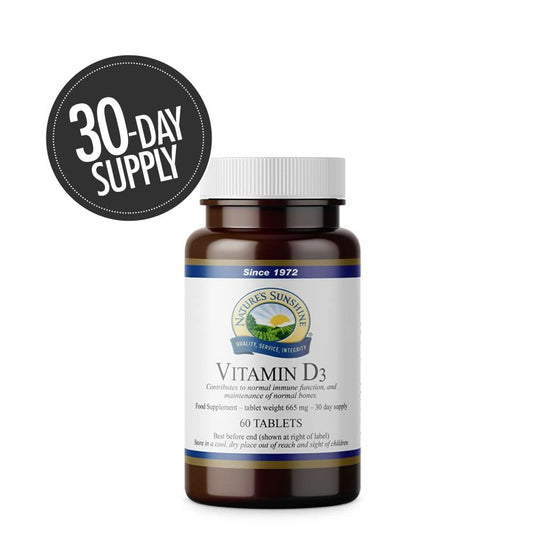 Nature’s Sunshine - Vitamin D3 (60 Tablets) - Tablet