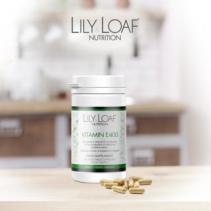 Lily and Loaf - Vitamin E 400IU (30 Vegetable Capsules) - Capsule